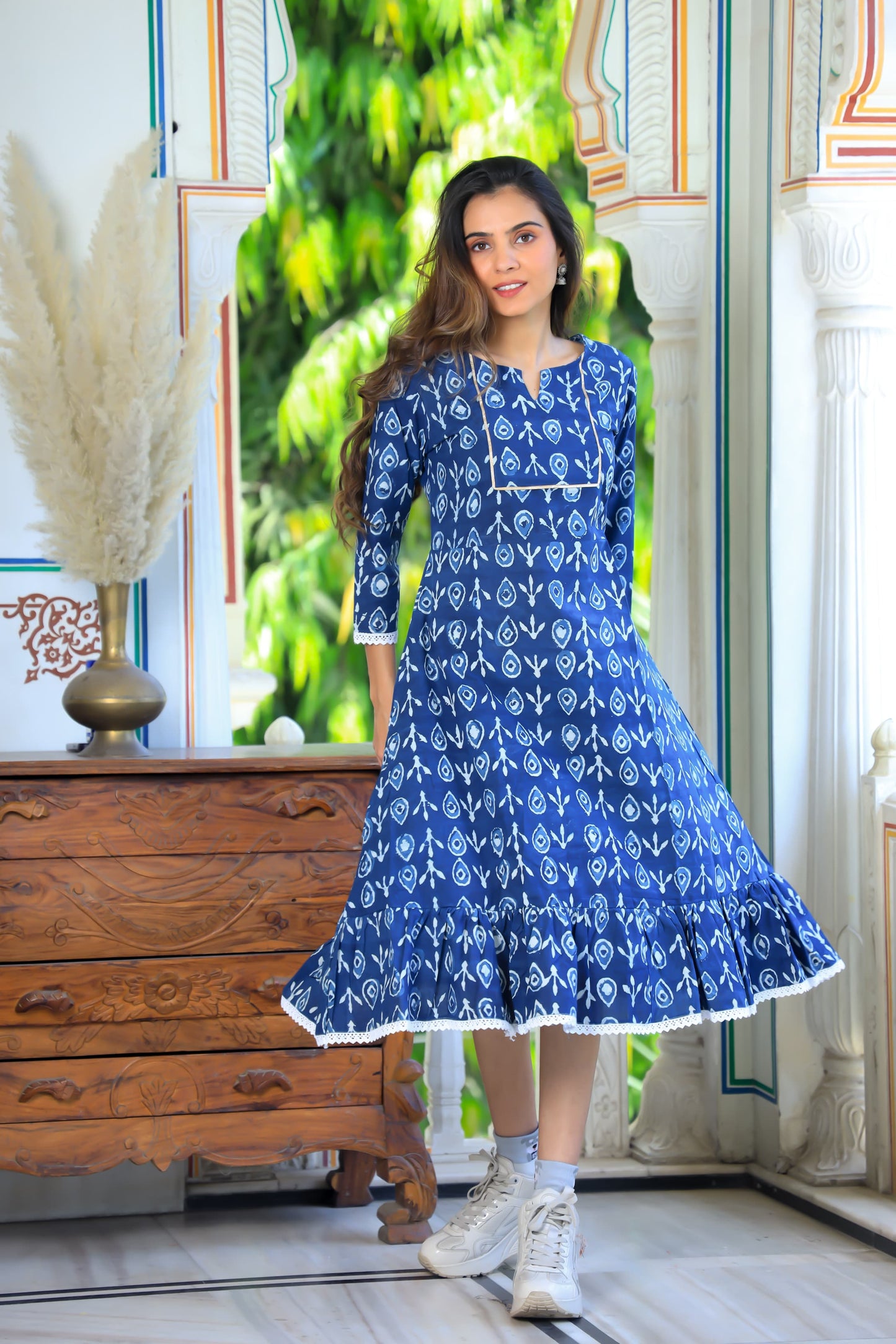Indigo dress
