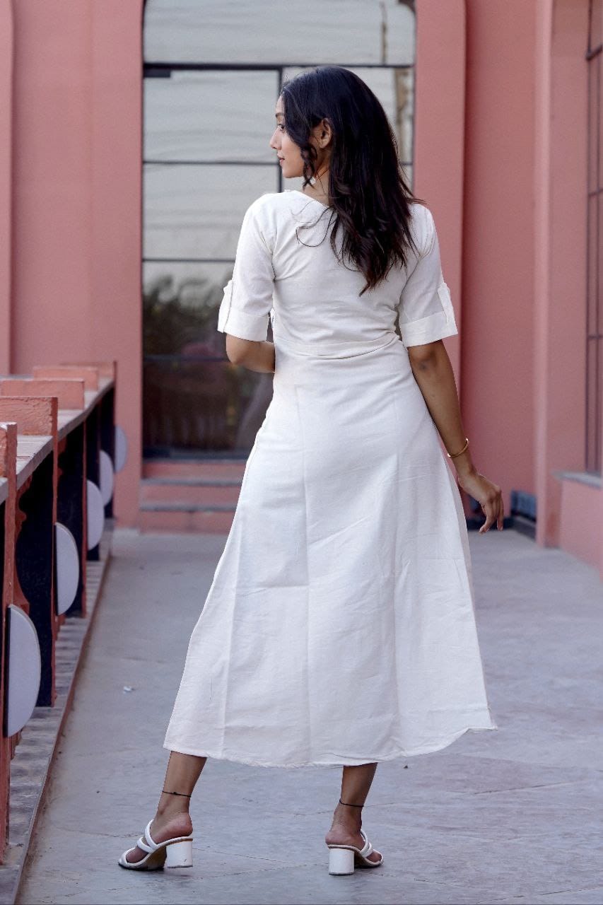 Embroidered Wildflower Dress