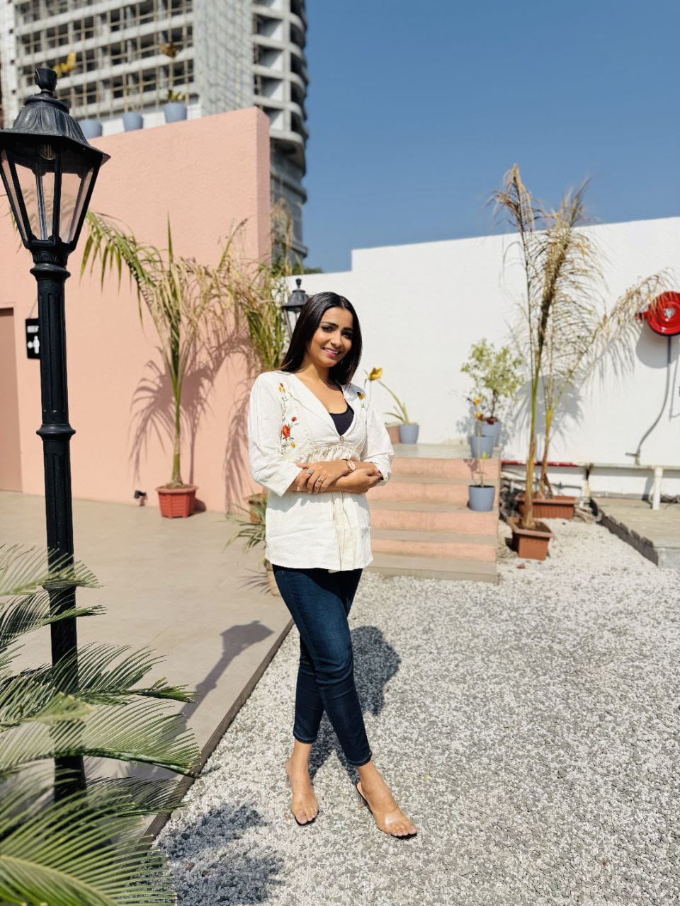 Embroidered Bloom Top