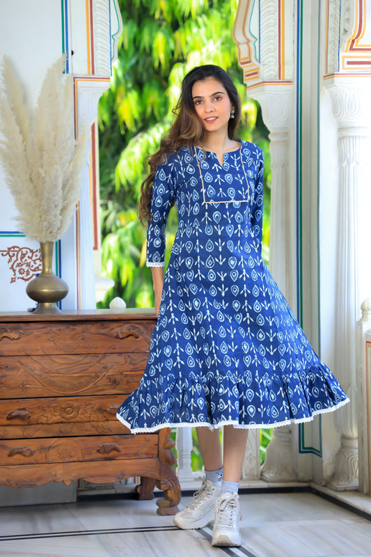 Indigo dress